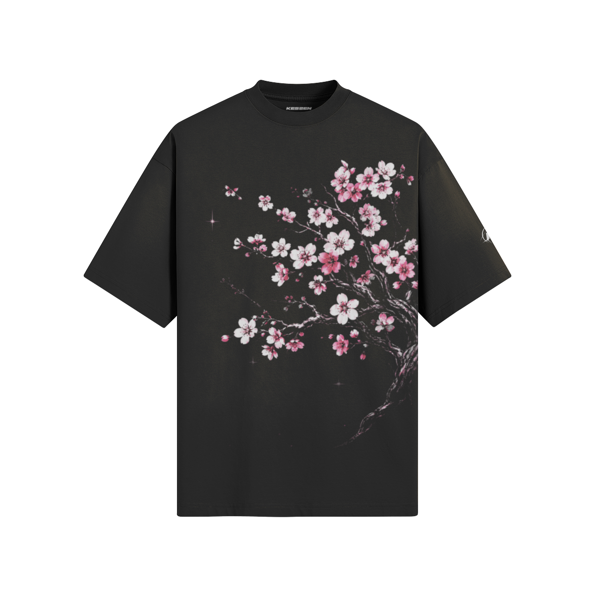 Cherry Blossom Tee - Black
